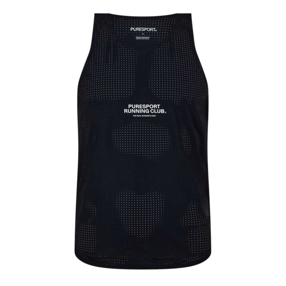 Puresport Mens Performance Tank Top / Black